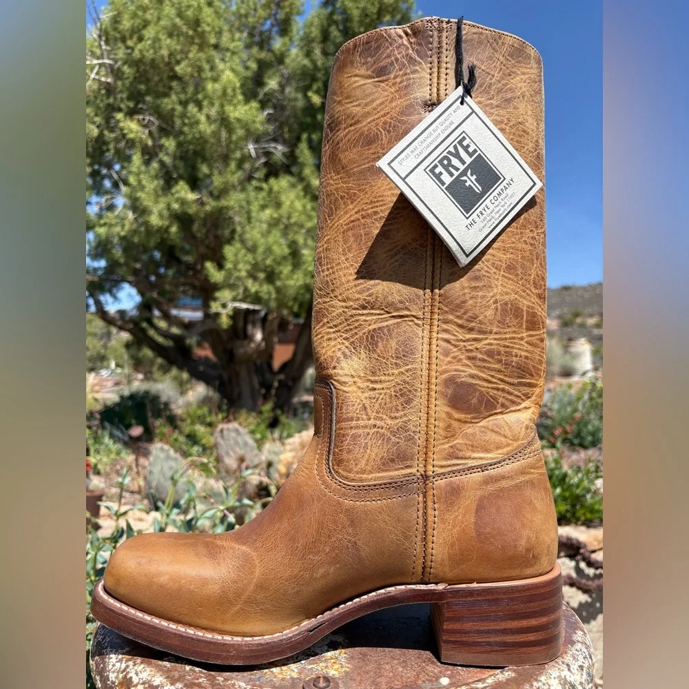NWT πΊπΈ FRYE 14L Campus Boots - Picture 10 of 16